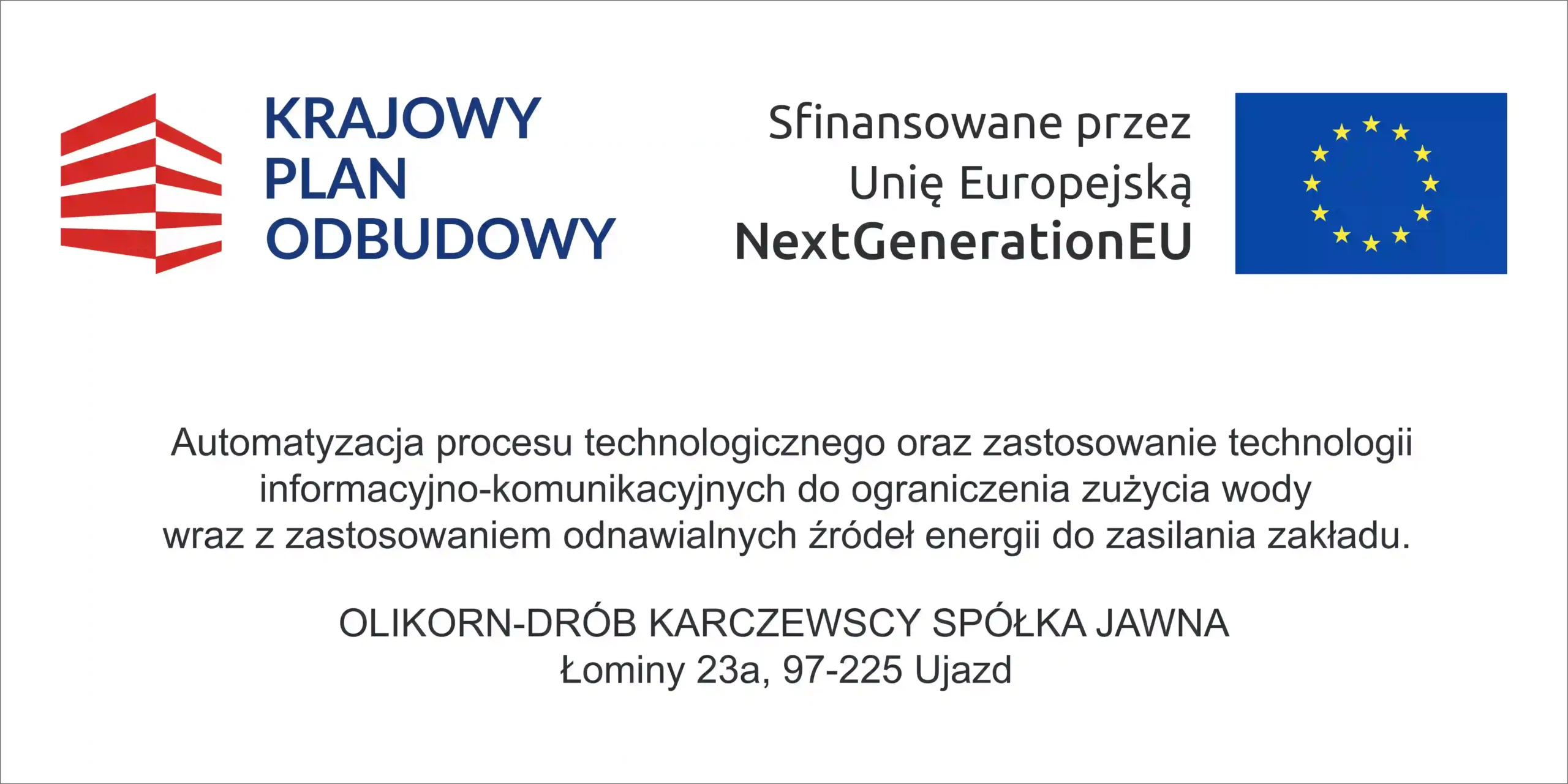 TABLICA DOFINANSOWANIA UNIJNE